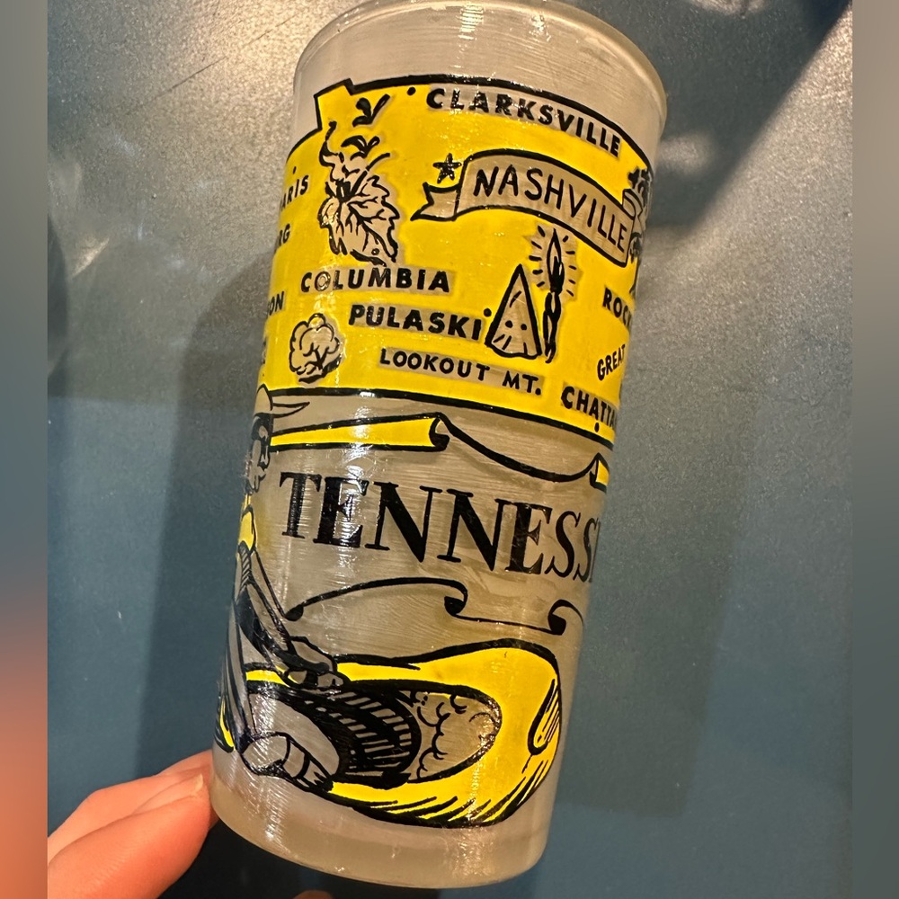 Tennessee Themed Glass Tumbler